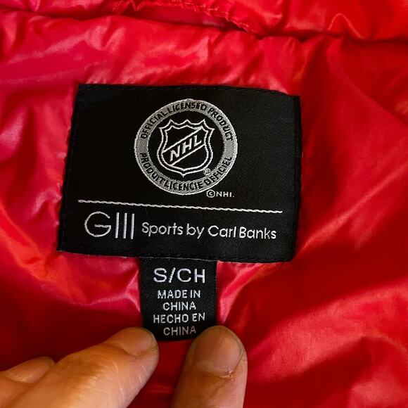 Detroit Red Wings NHL G III Sports Carl Banks Jacket Womens Small Puffer Quilted - Picture 6 of 13
